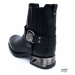 topánky kožené NEW ROCK MR007-S1 Čierna