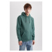 DEFACTO Regular Fit Hooded Printed Sweatshirt