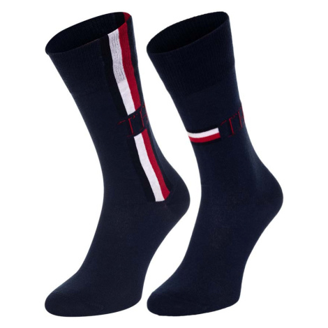 Tommy Hilfiger Man's 2Pack Socks 100001492002 Navy Blue