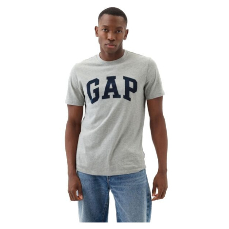 GAP BASIC LOGO Pánske tričko, sivá, veľkosť