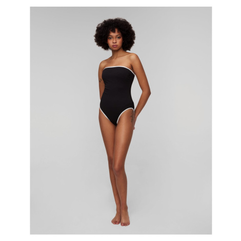 Dámske čierne Jednodielne Plavky Seafolly Dd Bandeau One Piece