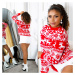 Christmas Time Oversize Knit Jumper white Einheitsgroesse