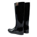 Tommy Hilfiger Gumáky Th High Rainboot FW0FW07959 Čierna