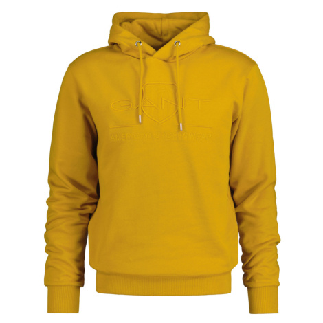 MIKINA GANT REG TONAL SHIELD HOODIE žltá