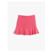 Koton Mini Skirt Frilled Elastic Waist