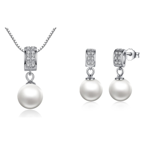 Linda's Jewelry Zvýhodnená sada šperkov Perla Elegance Ag 925/1000 IS005