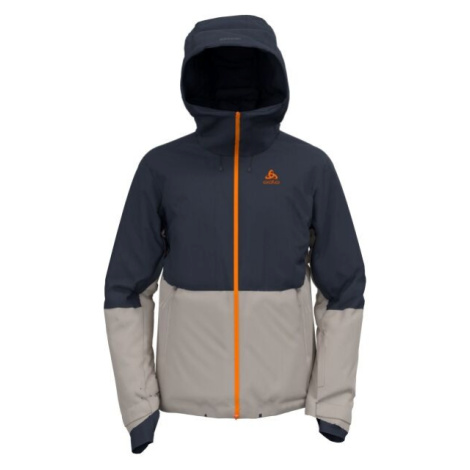 Odlo SKI BLUEBIRD S-THERMIC Pánska zateplená bunda, sivá, veľkosť