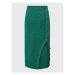 Fracomina Puzdrová sukňa FR22WG4003K459Q7 Zelená Slim Fit