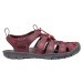 KEEN Clearwater CNX Leather W Dámske sandále wine/red dahlia 10011673KEN01SA