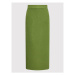 United Colors Of Benetton Puzdrová sukňa 1098D0005 Zelená Slim Fit