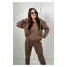 Insulated set sweatshirt + mocca pants