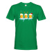 Pánské triko s potiskem Christmas beer - pro pivaře