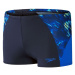 Speedo eco endurance+ splice aquashort true navy/cobalt/blue/lemon