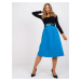Light blue midi skirt to A