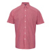 Premier Workwear Pánska bavlnená košeľa s krátkym rukávom PR221 Red -ca. Pantone 200