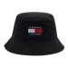 Tommy Jeans Klobúk Tjw Heritage Bucket Hat AW0AW10715 Čierna