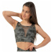 Nebbia ECO Camo Green Mesh Sports Bra "Breathe" Como Green Fitness bielizeň