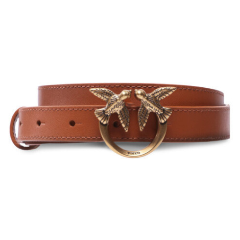 Pinko Dámsky opasok Love Berry H2 Belt PE 23 PLT01 100143 A0F1 Hnedá