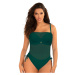 Jednodielne plavky S1093V1 Fashion24 zelené- Self