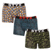 3PACK pánske boxerky Styx long art športová guma viacfarebné (3U12672/2)