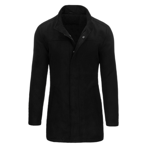 Čierny elegantný kabát skl.15 DStreet