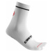 Castelli Entrata 9 Sock White Cyklo ponožky