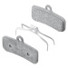 SHIMANO brzdové platničky - BRAKE PADS D02S - strieborná