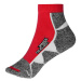 James&amp;Nicholson Unisex športové ponožky JN214 Red