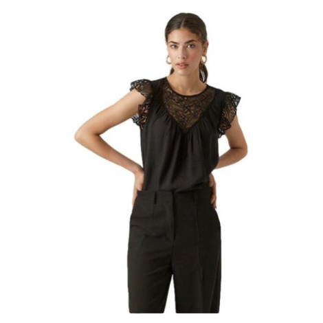 Vero Moda Dámsky top VMPURA Regular Fit 10295688 Black XS