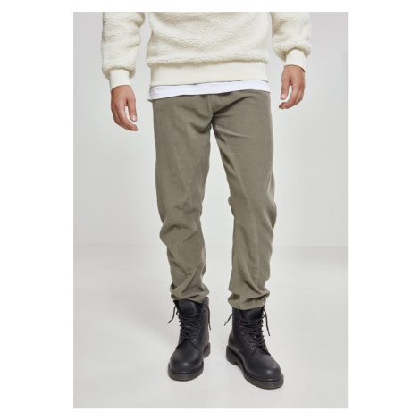 Corduroy Jog Olive Trousers Urban Classics