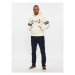 Tommy Hilfiger Mikina Laurel Monotype Hoodie MW0MW33648 Béžová Regular Fit