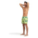 Pánske plavky ARENA MENS BEACH BOXER ALLOVER-610-soft green multi