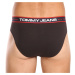 3PACK pánske slipy Tommy Hilfiger čierné (UM0UM02970 0R7)