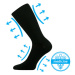 Lonka Oregan Unisex špeciálne voľné ponožky BM000000578500100564 čierna