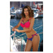 Shirley Baltimore-Psycho Swimsuit Red M-455 Raspberry-Blue