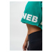 NEBBIA - Crop top tričko POWERHOUSE 279 (green) - NEBBIA