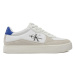 Calvin Klein Jeans Sneakersy Classic Cupsole Low Mix Mtl YM0YM01033 Biela