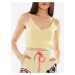 #VDR Pastel Yellow Crop Top