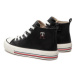 Tommy Hilfiger Plátenky High Top Lace Up Sneaker T3A9-32288-1355 S Čierna