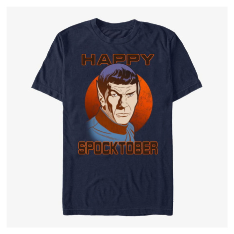 Queens Paramount Star Trek - Happy Spocktober Unisex T-Shirt Navy Blue