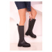 Soho Black Women's Boots 18374