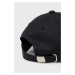 Bavlnená čiapka Fila čierna farba, s nášivkou