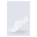 Biele bambusové balerínkové ponožky 82006P - dvojbalenie