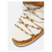 Dámske vysoké zimné topánky MOON BOOT MB ICON SHEARLING -MA03 WHISKY OFF WHITE