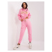 Pink Two-Piece Women's Tracksuit