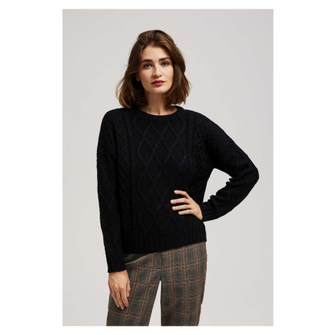 Sweater with decorative fabric Moodo