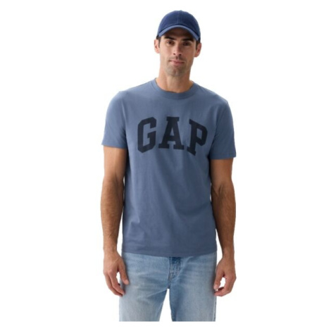 GAP BASIC LOGO Pánske tričko, modrá, veľkosť