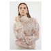 Trendyol Stone Patterned Soft Texture Turtleneck Knitwear Sweater