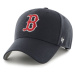 Čiapka 47 brand MLB Boston Red Socks čierna farba, s nášivkou