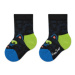 Happy Socks Vysoké detské ponožky KCAT01-9300 Čierna